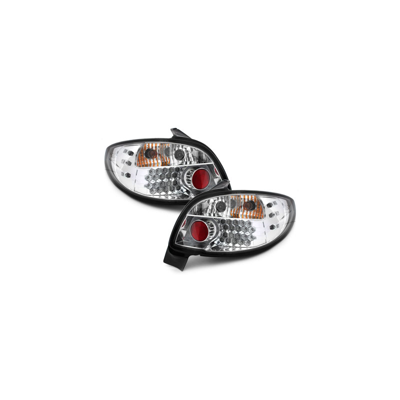 Feux arrière LED Peugeot 206 98-09 cristal