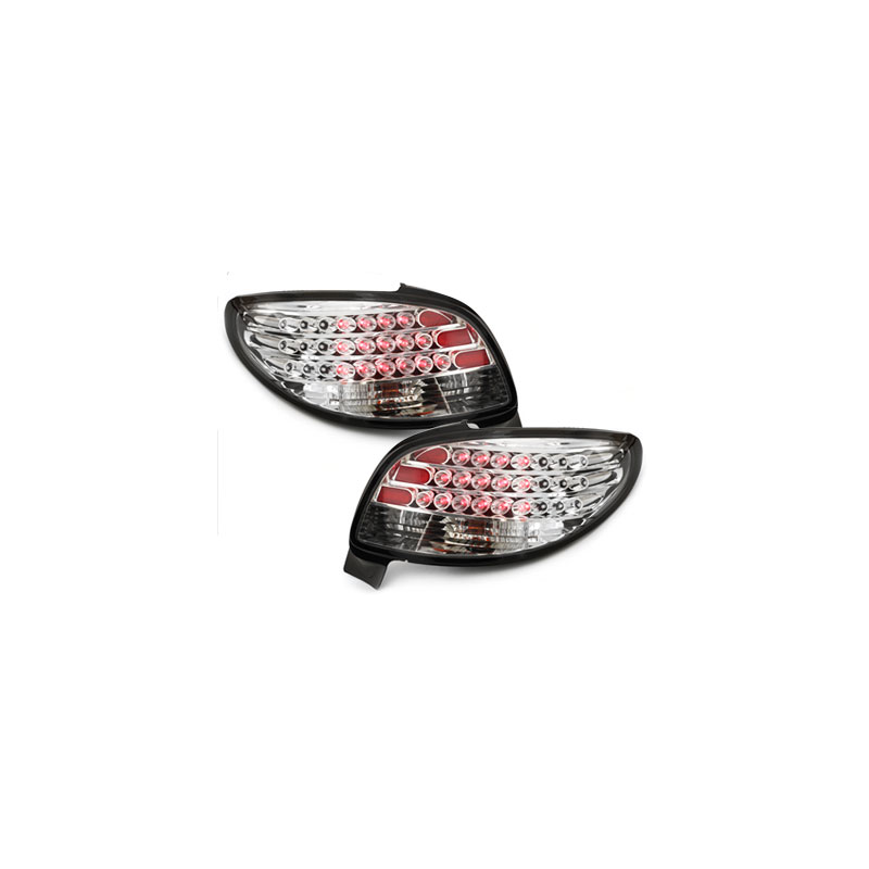 Feux arrière LED Peugeot 206cc 98-09_ crytsal