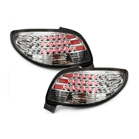 Feux arrière LED Peugeot 206cc 98-09_ crytsal