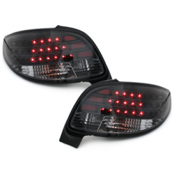 Feux arrière LED Peugeot 206cc 98-09 Noir