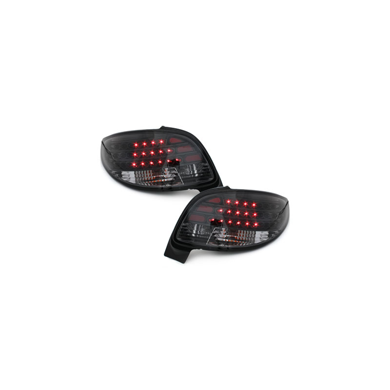 Feux arrière LED Peugeot 206cc 98-09 Noir