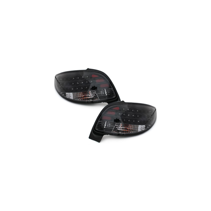 Feux arrière LED Peugeot 206cc 98-09 Noir