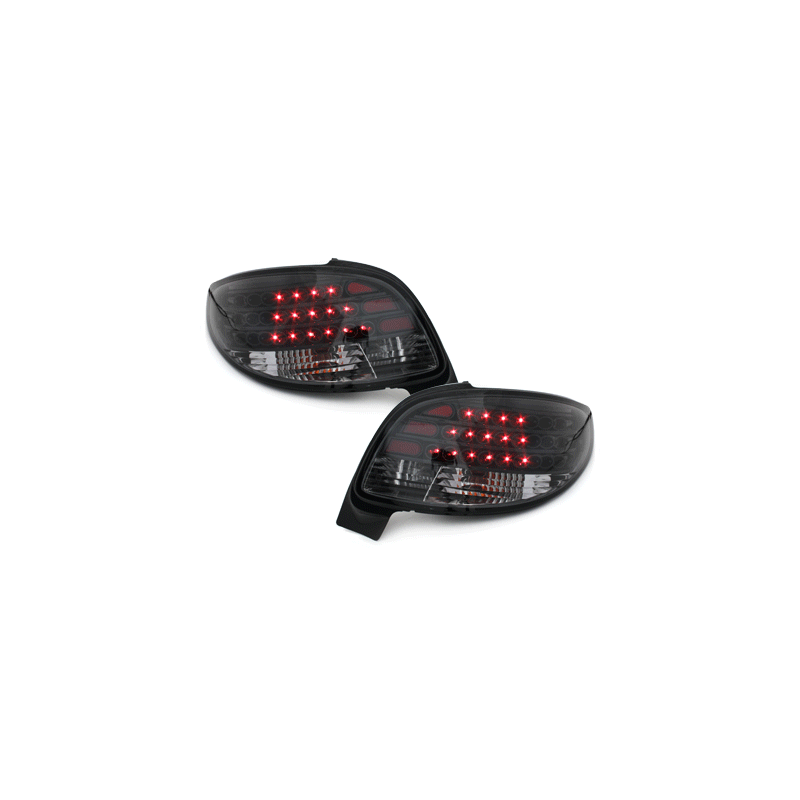 Feux arrière LED Peugeot 206cc 98-09 Noir