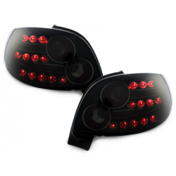 Feux arrière LED Peugeot 206cc 98-09 - Noir/Fumé