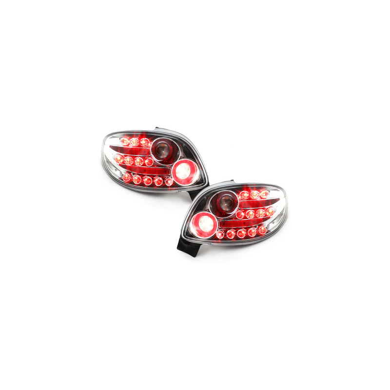 Feux arrière LED Peugeot 206cc 98-09 cristal
