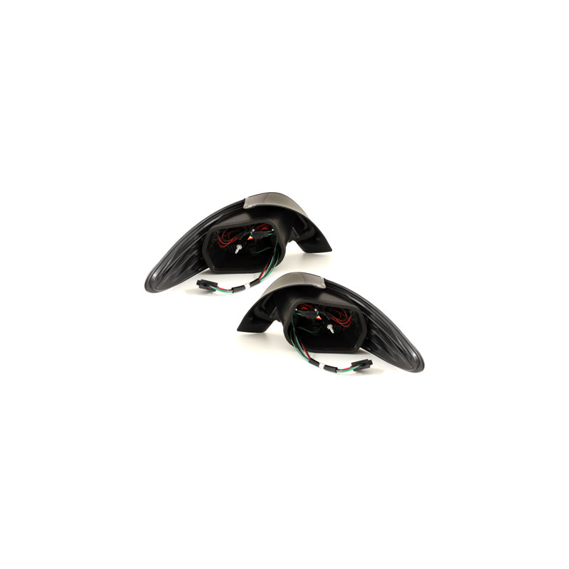 Feux arrière LED Peugeot 206 98-09 rouge/cristal