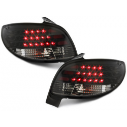 Feux arrière LED Peugeot 206 98-09 Noir