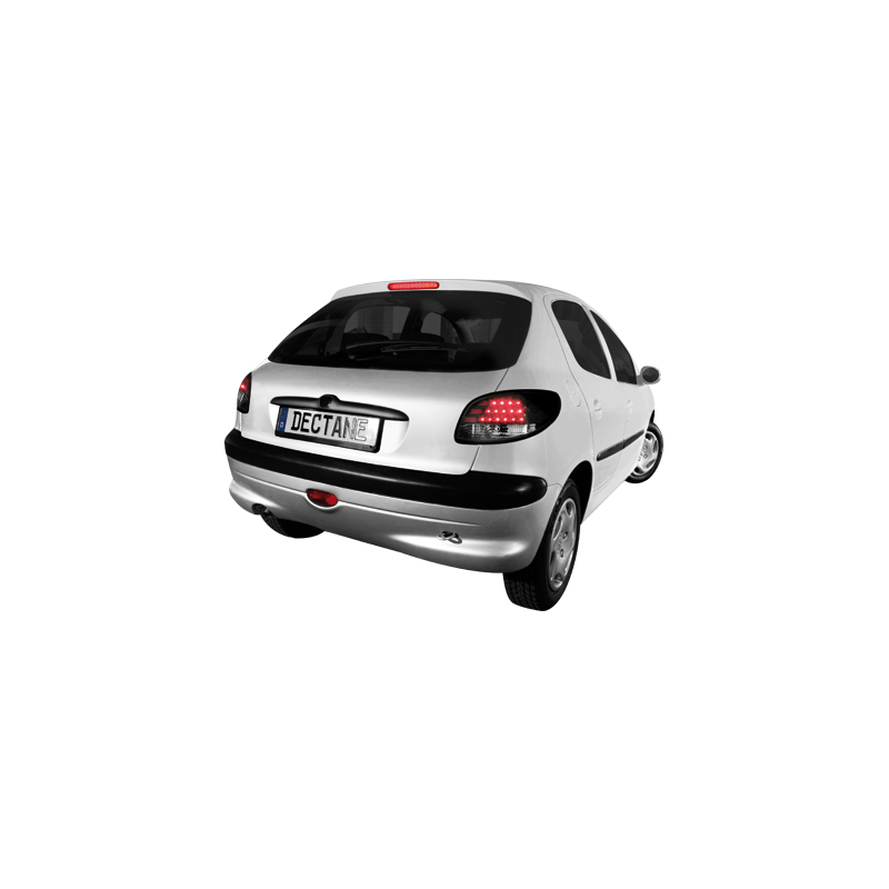 Feux arrière LED Peugeot 206 98-09 Noir