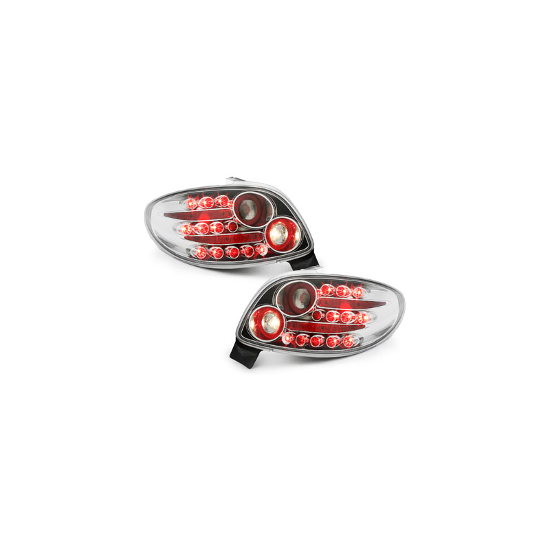 Feux arrière LED Peugeot 206 98-09 cristal