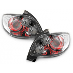 Feux arrière Peugeot 206 98-09 Chrome style