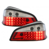 Feux arrière LED Peugeot 106 96-99 rouge/cristal Feux arrière LED Peugeot 106 96-99 rouge/cristal
