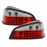 Feux arrière LED Peugeot 106 96-99 rouge/cristal Feux arrière LED Peugeot 106 96-99 rouge/cristal