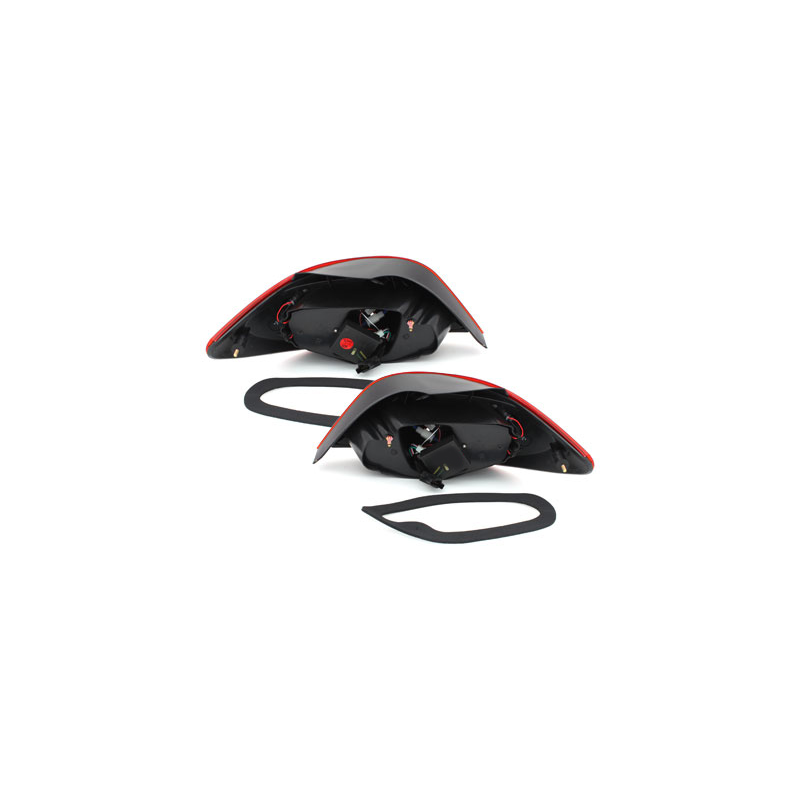 Feux arrière LED Peugeot 307 01-05 rouge/cristal