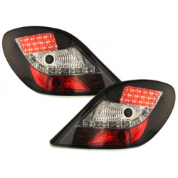 Feux arrière LED Peugeot 207 06-05.09  Noir