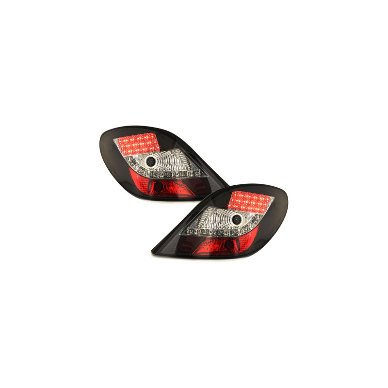 Feux arrière LED Peugeot 207 06-05.09  Noir