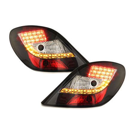 Feux arrière LED Peugeot 207 06-05.09  Noir