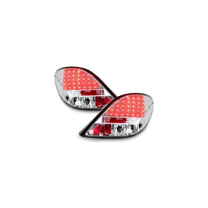 Feux arrière LED Peugeot 207 06-05.09  cristal