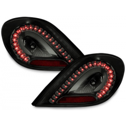 Feux arrière LED Peugeot 207 06+ Clignotants LEDNoir/Fumé