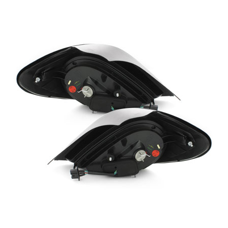 Feux arrière LED Peugeot 207 06+ Clignotants LEDNoir/Fumé