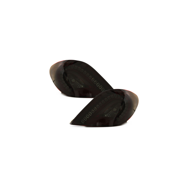 Feux LED Peugeot 207 06+ Rouge fumé