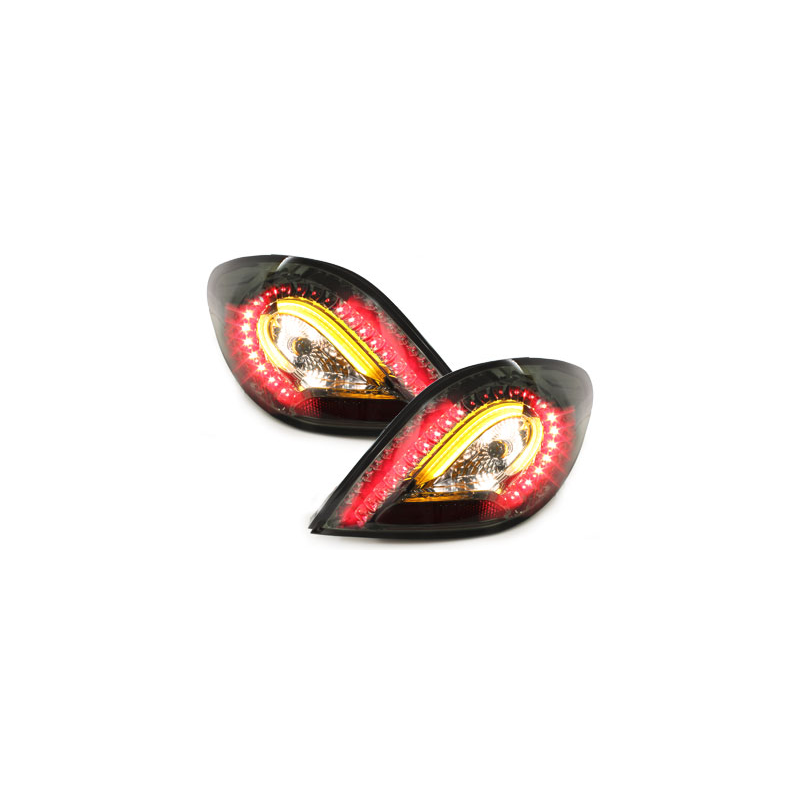 Feux arrière LED Peugeot 207 06+_LED Blinker Fumé