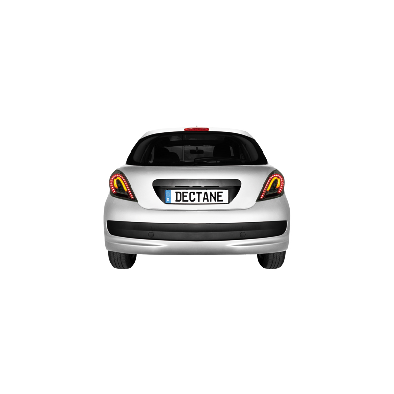 Feux arrière LED Peugeot 207 06+_LED Blinker Fumé