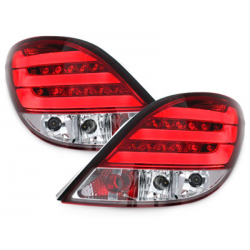 Feux arrière LED Peugeot 207 06-05.09  rouge/clear