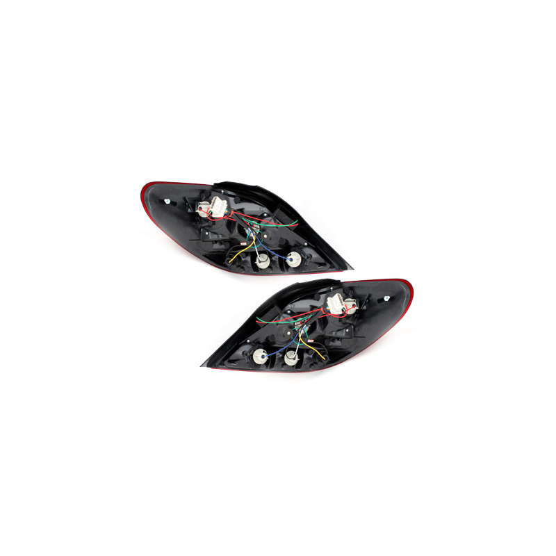 Feux arrière LED Peugeot 207 06-05.09  rouge/clear