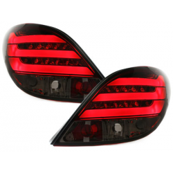 Feux arrière LED Peugeot 207 06-05.09  rouge/Fumé