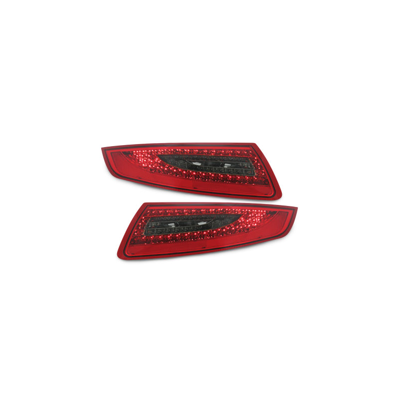 Feux arrière LED Porsche 911/997 2004-2008 Rouge / fumé