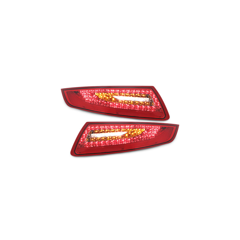 Feux arrière LED Porsche 911/997 2004-2008 Rouge / fumé