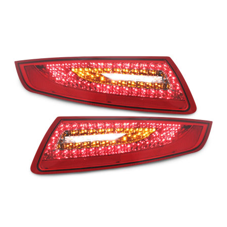 Feux arrière LED Porsche 911/997 2004-2008 Rouge / fumé