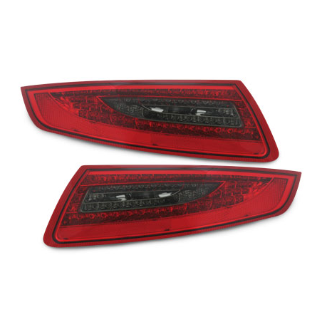 Feux arrière LED Porsche 911/997 2004-2008 Rouge / fumé