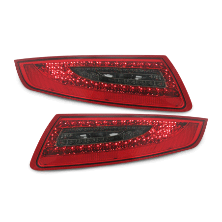 Feux arrière LED Porsche 911/997 2004-2008 Rouge / fumé