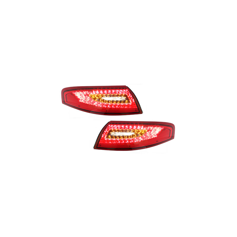 Feux LED Porsche 911/996 années 97-06 Rouge / Cristal