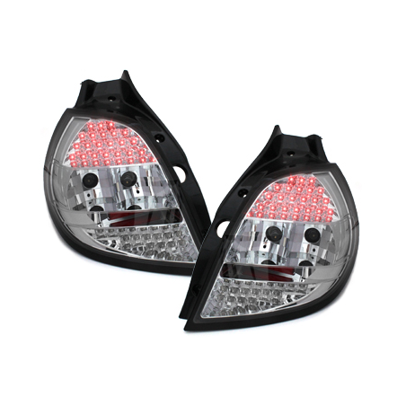 Feux arrière LED Renault Clio 05-09  cristal