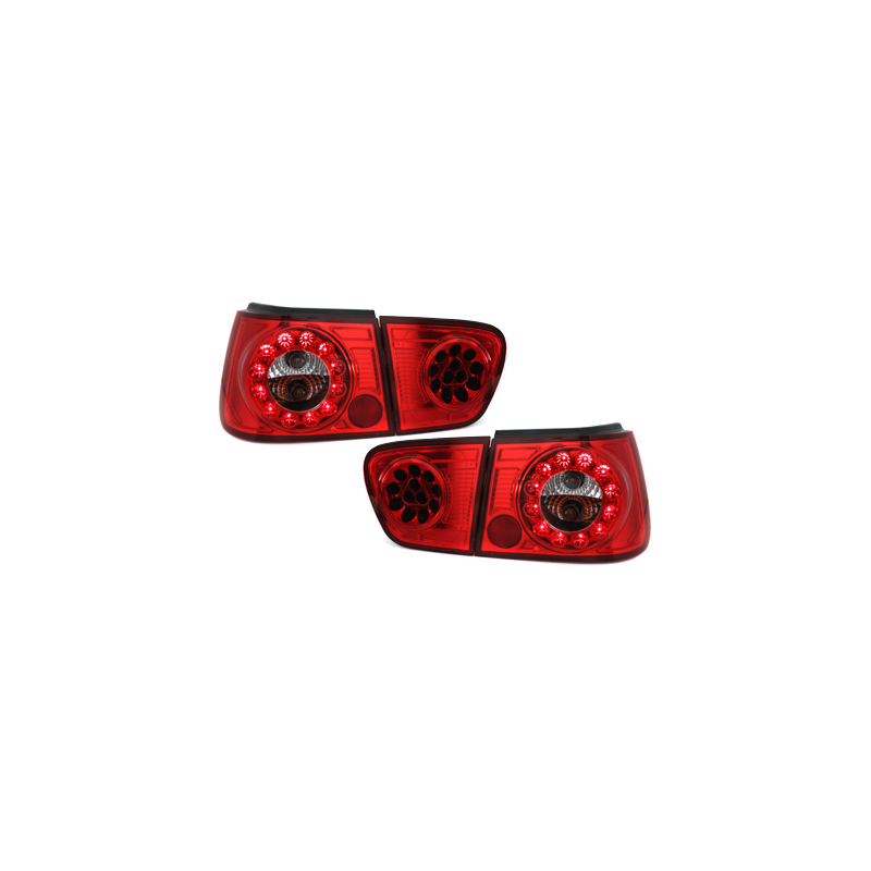  Feux arrière à LED Seat Ibiza 6K2 08.99-02.02 Rouge/Cristal -  RSI01LLRC