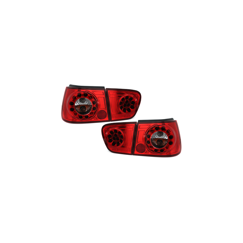  Feux arrière à LED Seat Ibiza 6K2 08.99-02.02 Rouge/Cristal -  RSI01LLRC