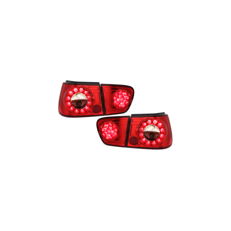  Feux arrière à LED Seat Ibiza 6K2 08.99-02.02 Rouge/Cristal -  RSI01LLRC