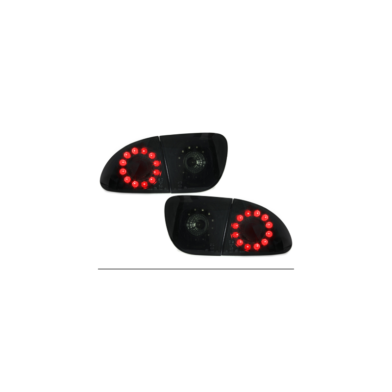 Feux arrière LED Seat Leon 99-05 - Noir/Fumé