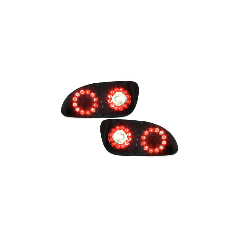 Feux arrière LED Seat Leon 99-05 - Noir/Fumé