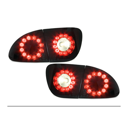 Feux arrière LED Seat Leon 99-05 - Noir/Fumé