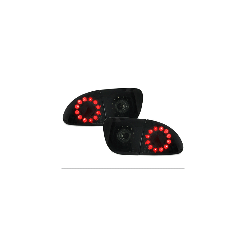 Feux arrière LED Seat Leon 99-05 - Noir/Fumé