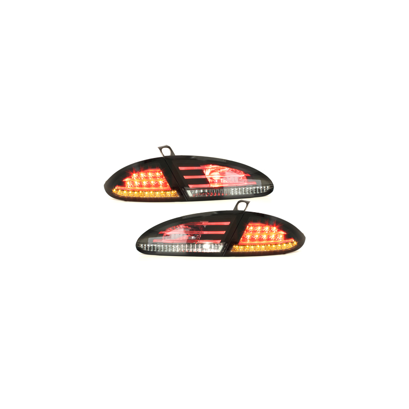Feux arrière à LED Seat Leon 05-09 1P Noir/Fumé