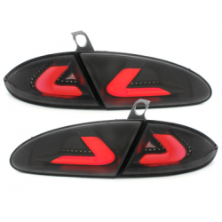 Feux à LED Seat Leon Bande 05-09 1P Noir/Fumé