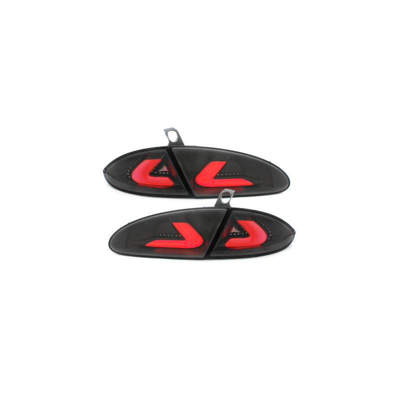 Feux à LED Seat Leon Bande 05-09 1P Noir/Fumé