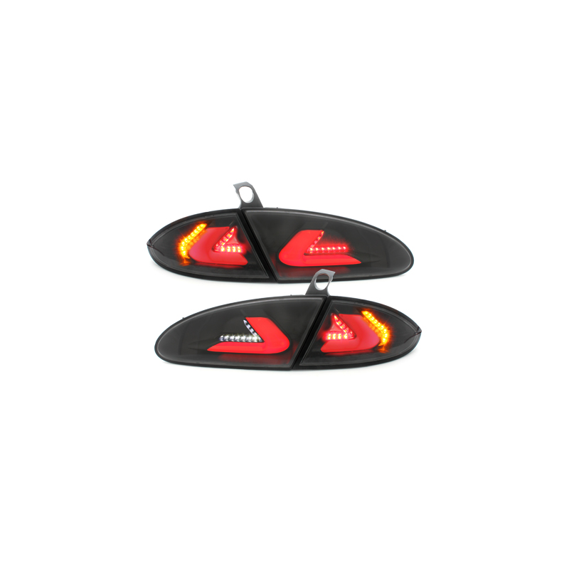 Feux à LED Seat Leon Bande 05-09 1P Noir/Fumé