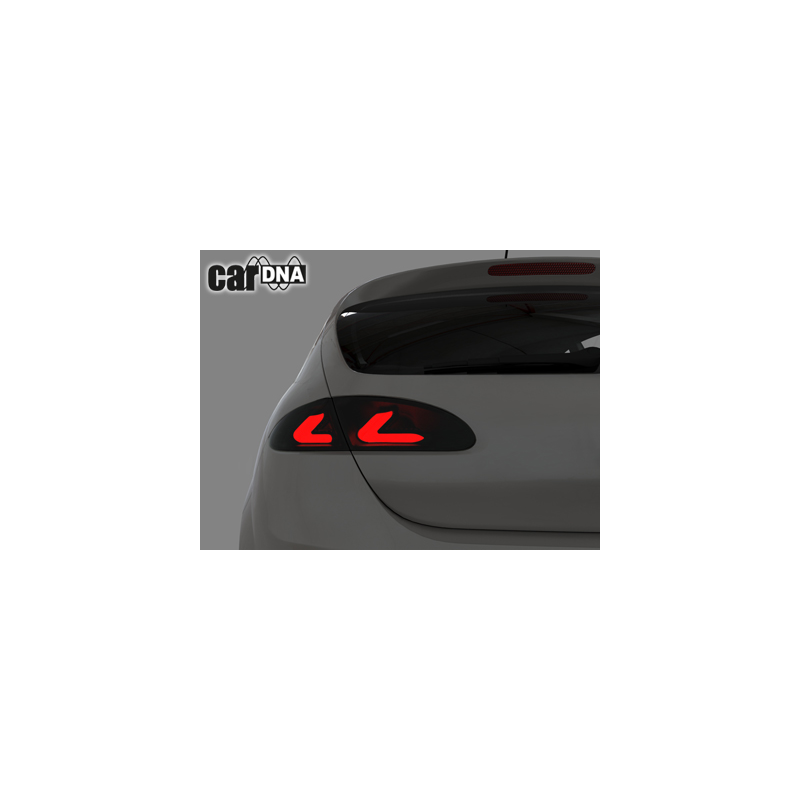 Feux à LED Seat Leon Bande 05-09 1P Noir/Fumé