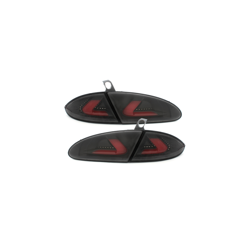 Feux à LED Seat Leon Bande 05-09 1P Noir/Fumé