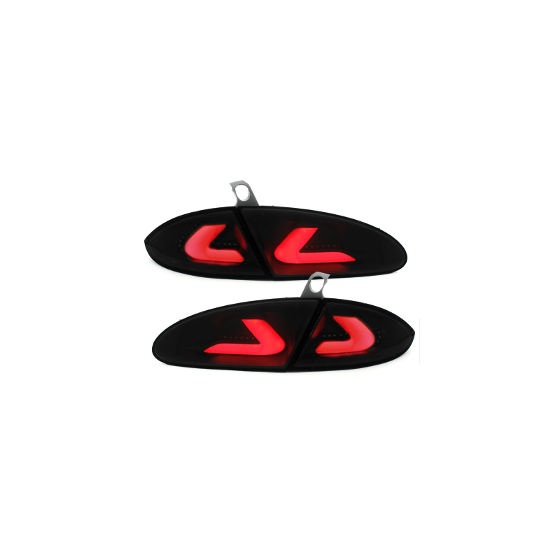 Feux à LED Boomerang Seat Leon Bande 05-09 1P Noir/Fumé